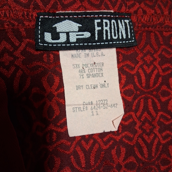 UP Front Elegant Strapless Red Dress - Picture 3 of 4